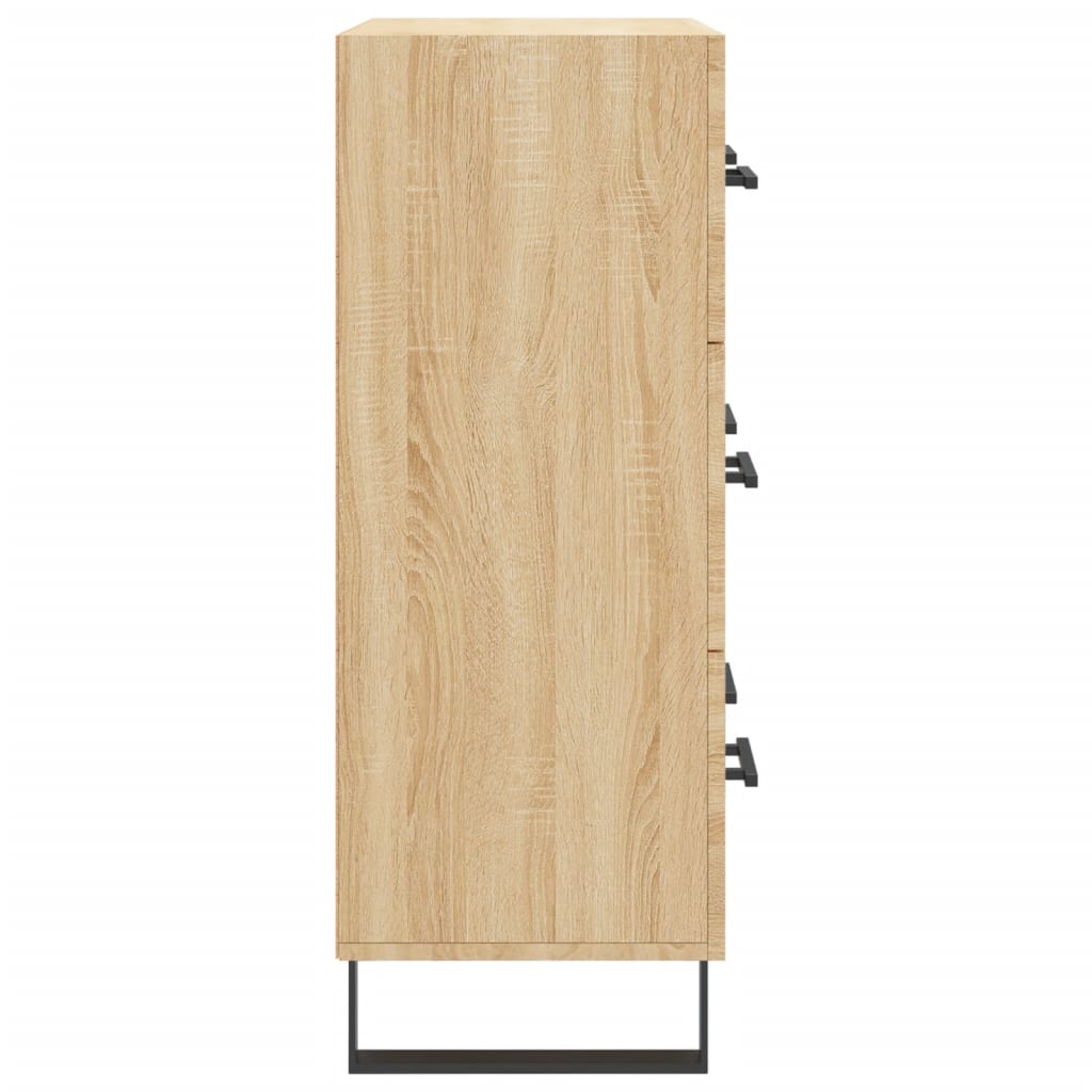 vidaXL Sideboard Sonoma Oak 69.5x34x90 cm Engineered Wood
