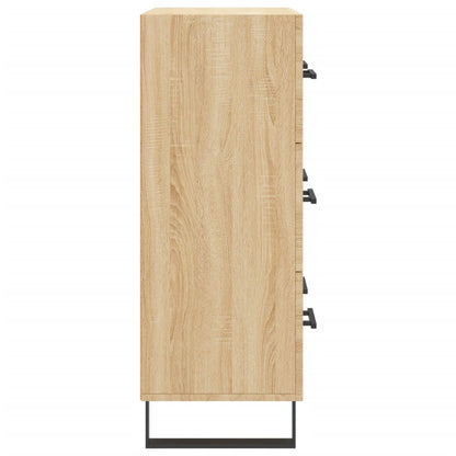 vidaXL Sideboard Sonoma Oak 69.5x34x90 cm Engineered Wood
