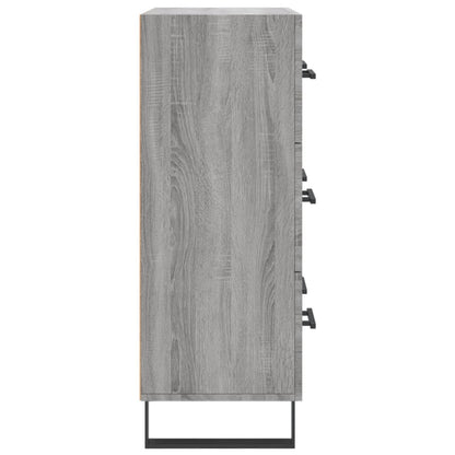 vidaXL Sideboard Grey Sonoma 69.5x34x90 cm Engineered Wood