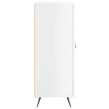 vidaXL Sideboard High Gloss White 69.5x34x90 cm Engineered Wood