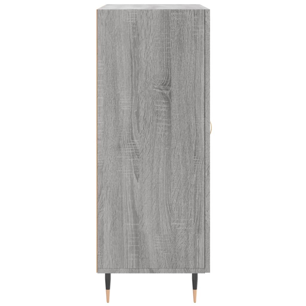 vidaXL Sideboard Grey Sonoma 69.5x34x90 cm Engineered Wood