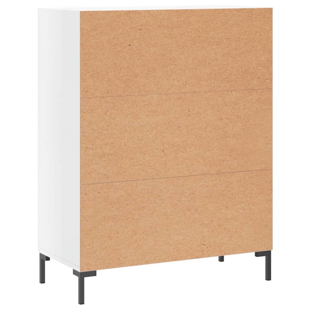 vidaXL Sideboard High Gloss White 69.5x34x90 cm Engineered Wood