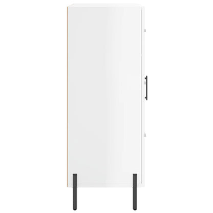 vidaXL Sideboard High Gloss White 69.5x34x90 cm Engineered Wood