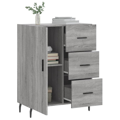 vidaXL Sideboard Grey Sonoma 69.5x34x90 cm Engineered Wood