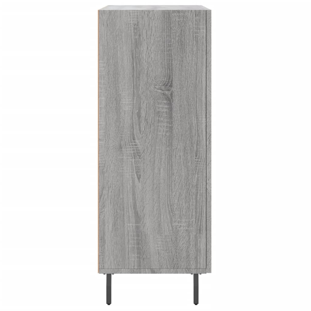 vidaXL Sideboard Grey Sonoma 69.5x34x90 cm Engineered Wood