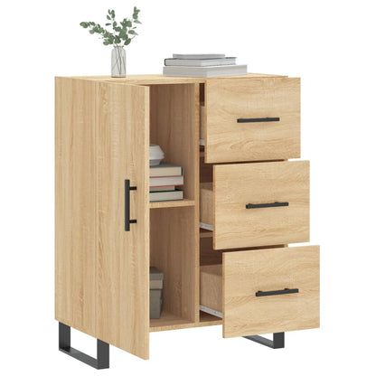 vidaXL Sideboard Sonoma Oak 69,5x34x90 cm Engineered Wood