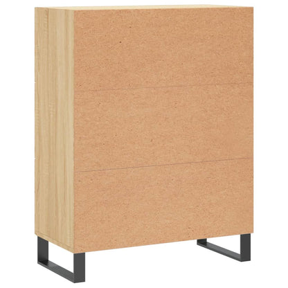 vidaXL Sideboard Sonoma Oak 69,5x34x90 cm Engineered Wood