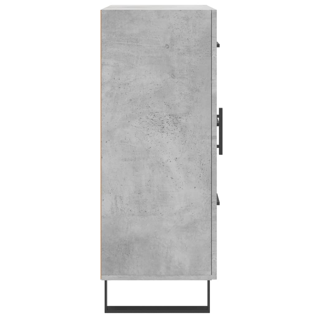 vidaXL Sideboard Concrete Grey 69.5x34x90 cm Engineered Wood