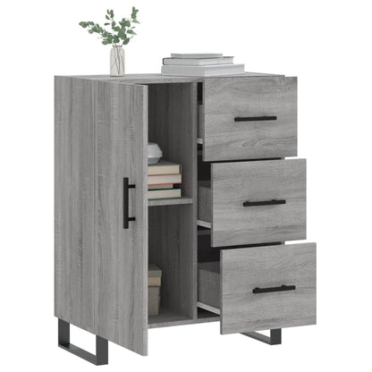 vidaXL Sideboard Grey Sonoma 69.5x34x90 cm Engineered Wood