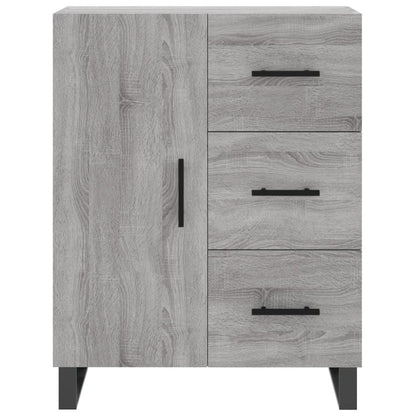 vidaXL Sideboard Grey Sonoma 69.5x34x90 cm Engineered Wood