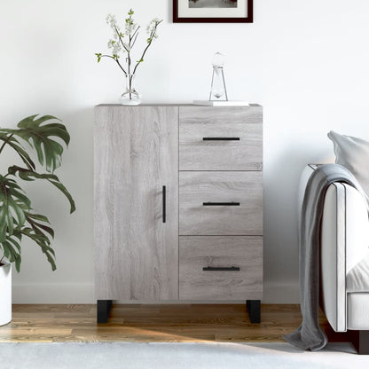 vidaXL Sideboard Grey Sonoma 69.5x34x90 cm Engineered Wood
