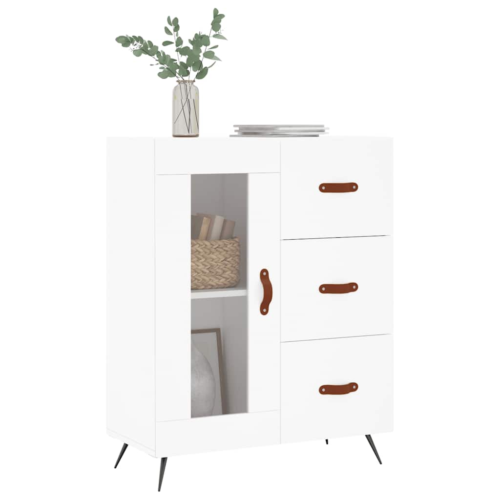 vidaXL Sideboard White 69,5x34x90 cm Engineered Wood