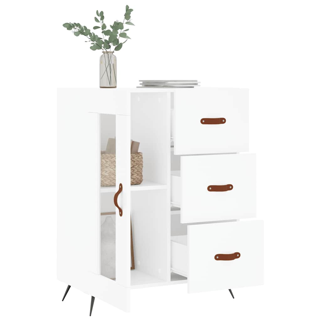 vidaXL Sideboard White 69,5x34x90 cm Engineered Wood