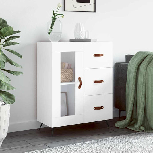 vidaXL Sideboard White 69,5x34x90 cm Engineered Wood