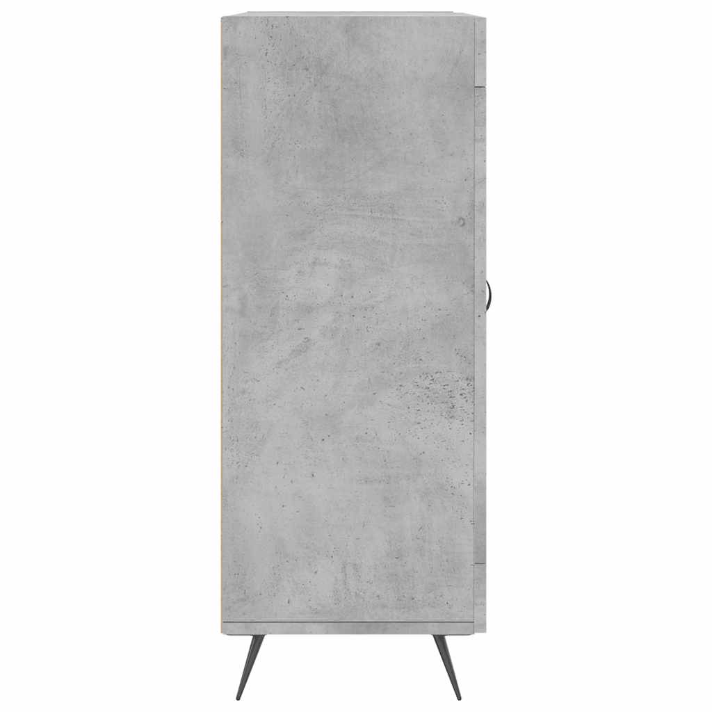 vidaXL Sideboard Concrete Grey 69,5x34x90 cm Engineered Wood