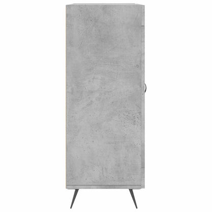 vidaXL Sideboard Concrete Grey 69,5x34x90 cm Engineered Wood