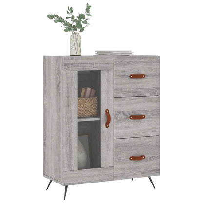 vidaXL Sideboard Grey Sonoma 69,5x34x90 cm Engineered Wood