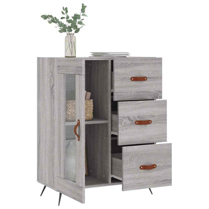 vidaXL Sideboard Grey Sonoma 69,5x34x90 cm Engineered Wood