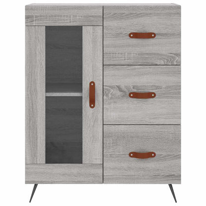 vidaXL Sideboard Grey Sonoma 69,5x34x90 cm Engineered Wood