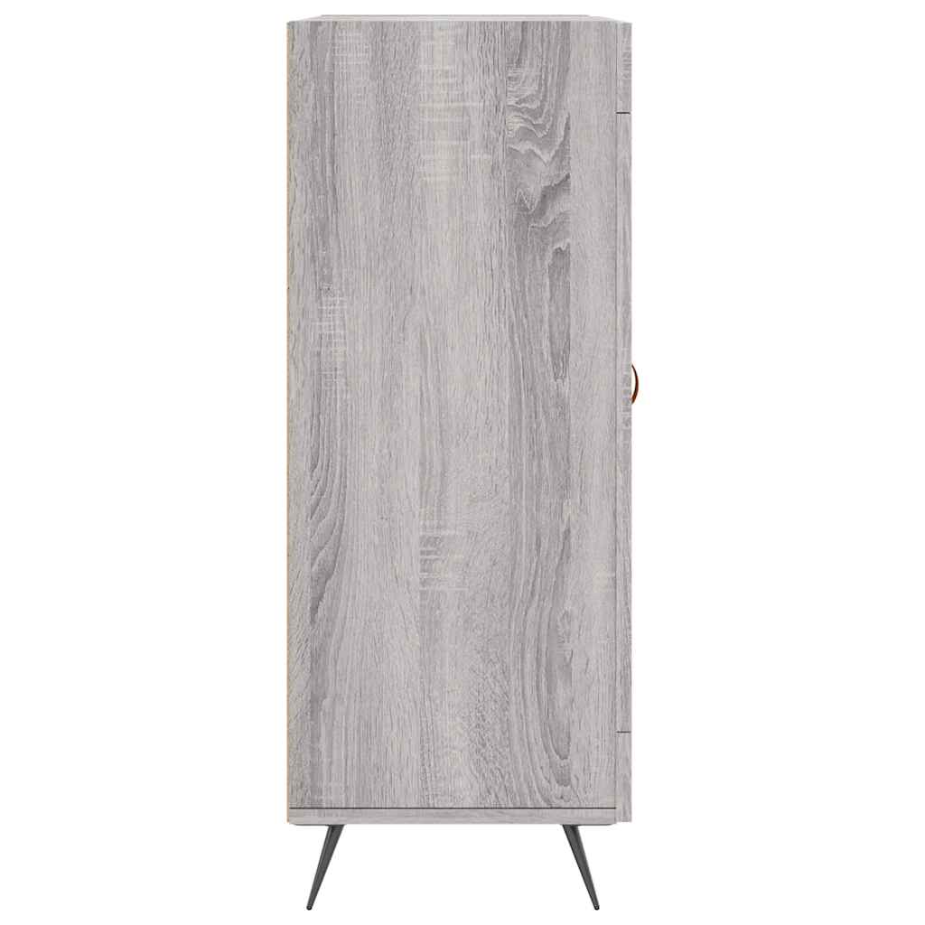vidaXL Sideboard Grey Sonoma 69,5x34x90 cm Engineered Wood