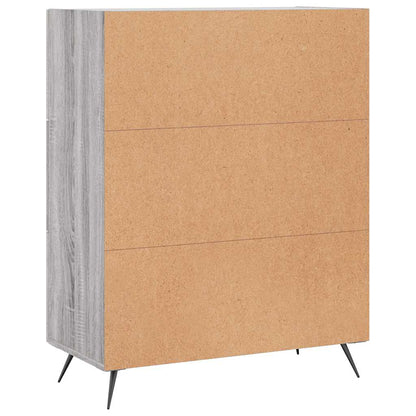 vidaXL Sideboard Grey Sonoma 69,5x34x90 cm Engineered Wood