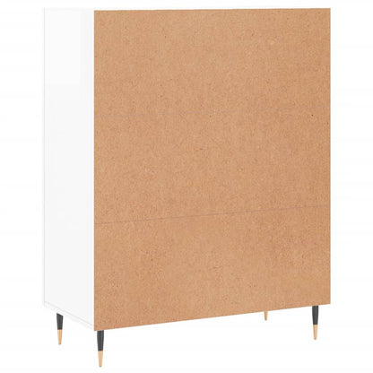 vidaXL Sideboard High Gloss White 69,5x34x90 cm Engineered Wood