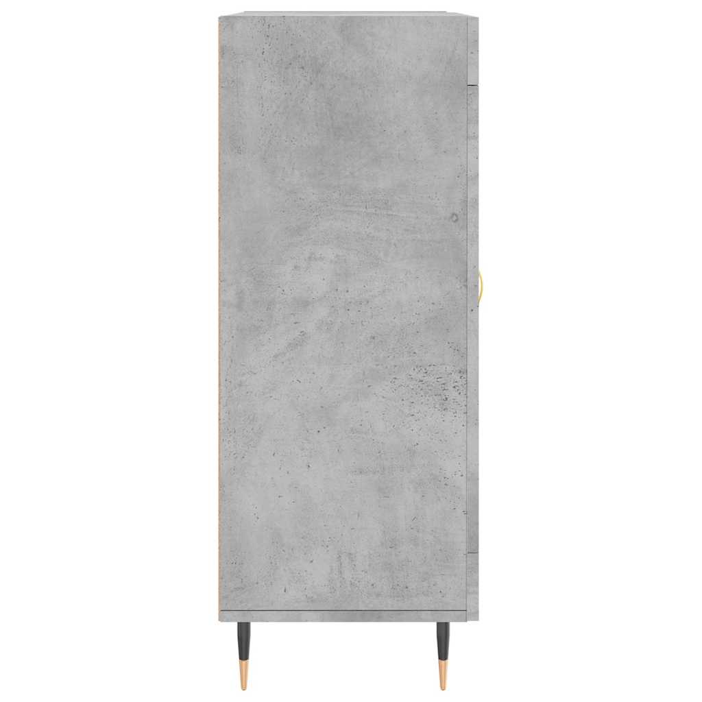 vidaXL Sideboard Concrete Grey 69,5x34x90 cm Engineered Wood