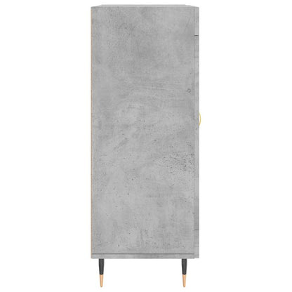 vidaXL Sideboard Concrete Grey 69,5x34x90 cm Engineered Wood