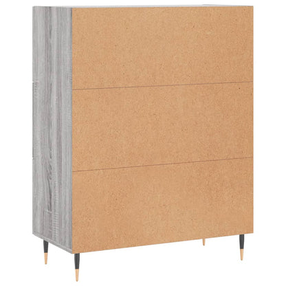 vidaXL Sideboard Grey Sonoma 69,5x34x90 cm Engineered Wood