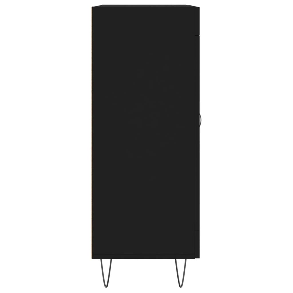 vidaXL Sideboard Black 69.5x34x90 cm Engineered Wood