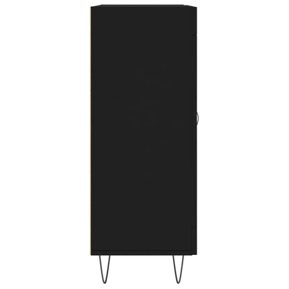 vidaXL Sideboard Black 69.5x34x90 cm Engineered Wood