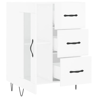vidaXL Sideboard High Gloss White 69,5x34x90 cm Engineered Wood