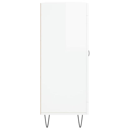vidaXL Sideboard High Gloss White 69,5x34x90 cm Engineered Wood