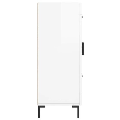 vidaXL Sideboard High Gloss White 69,5x34x90 cm Engineered Wood