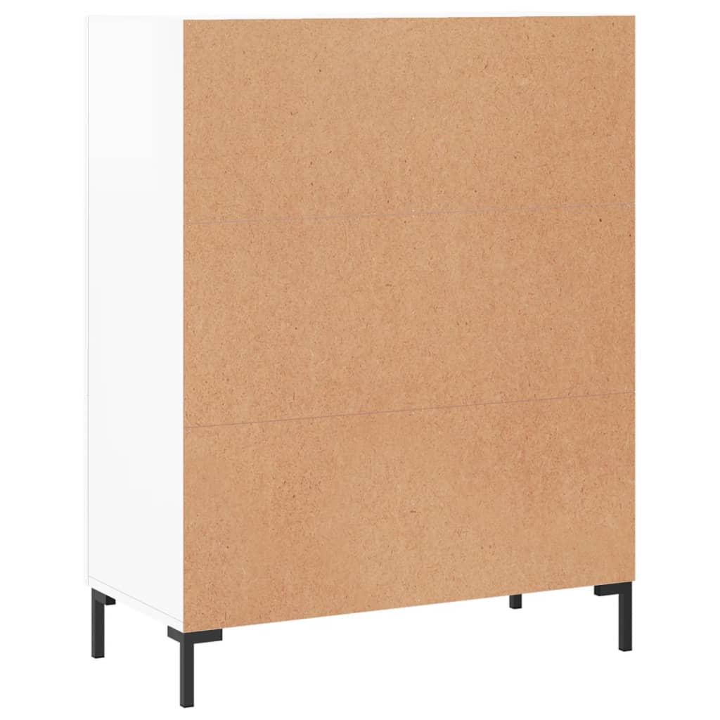 vidaXL Sideboard High Gloss White 69,5x34x90 cm Engineered Wood