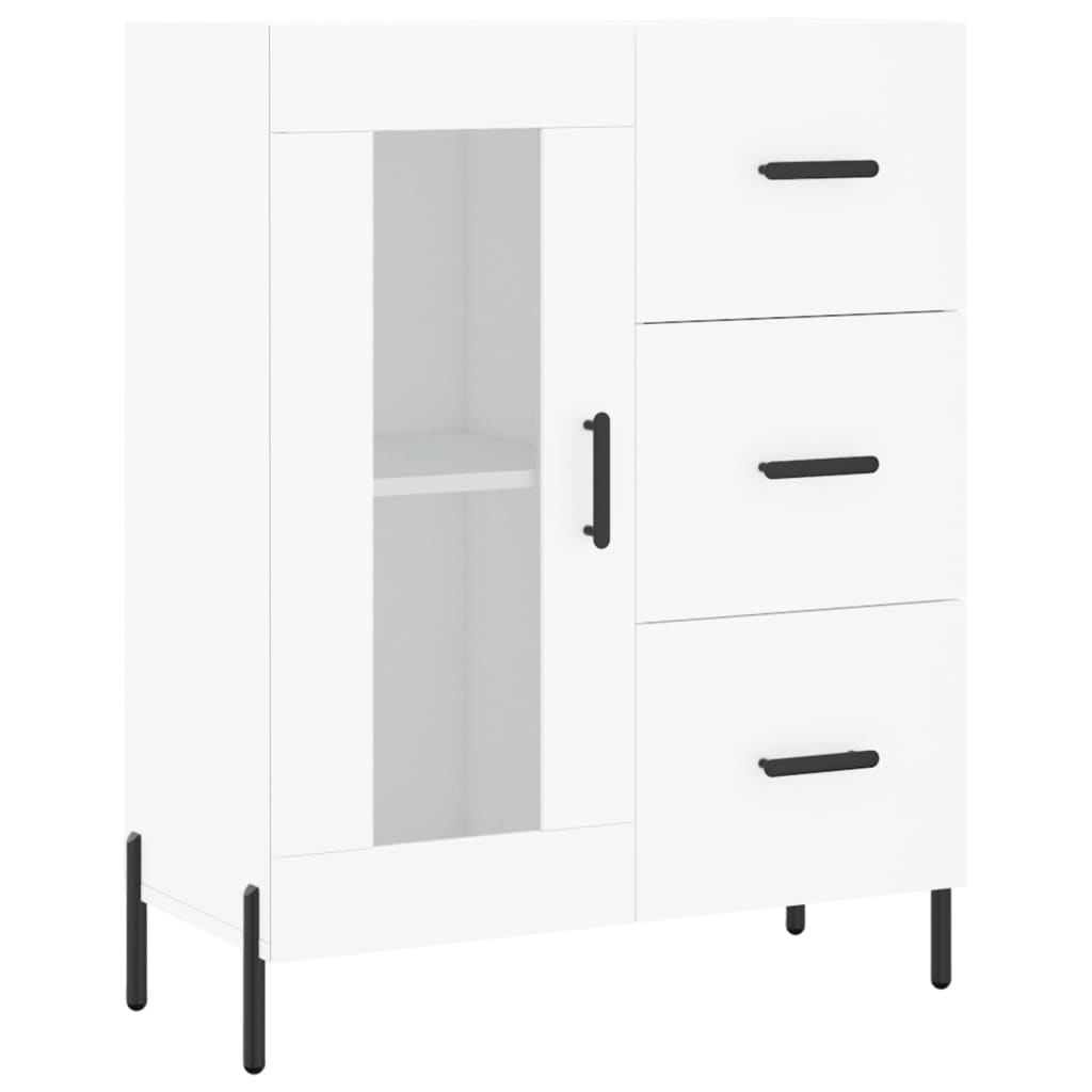 vidaXL Sideboard White 69,5x34x90 cm Engineered Wood