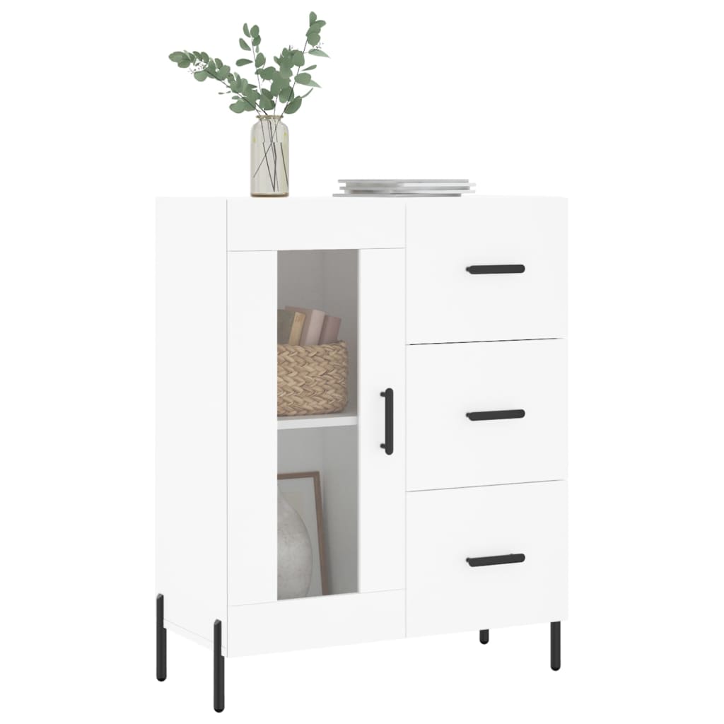 vidaXL Sideboard White 69,5x34x90 cm Engineered Wood
