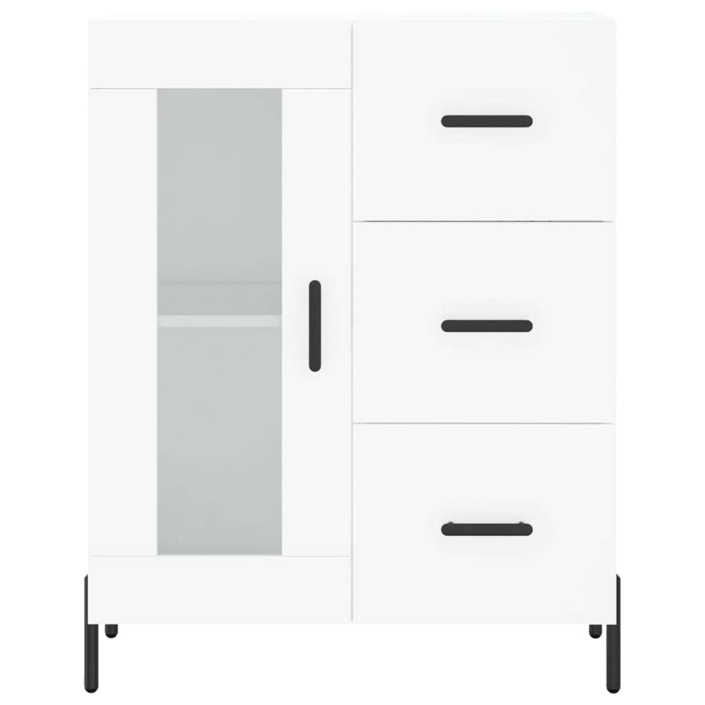 vidaXL Sideboard White 69,5x34x90 cm Engineered Wood