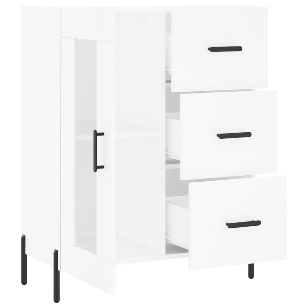 vidaXL Sideboard White 69,5x34x90 cm Engineered Wood