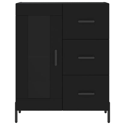 vidaXL Sideboard Black 69,5x34x90 cm Engineered Wood