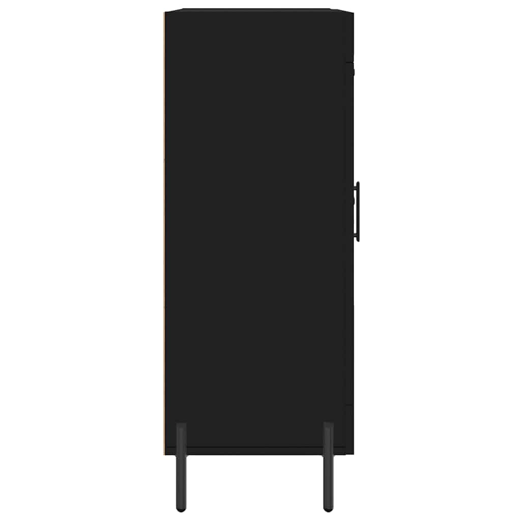 vidaXL Sideboard Black 69,5x34x90 cm Engineered Wood