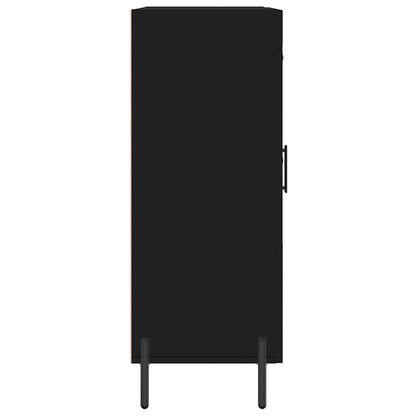 vidaXL Sideboard Black 69,5x34x90 cm Engineered Wood