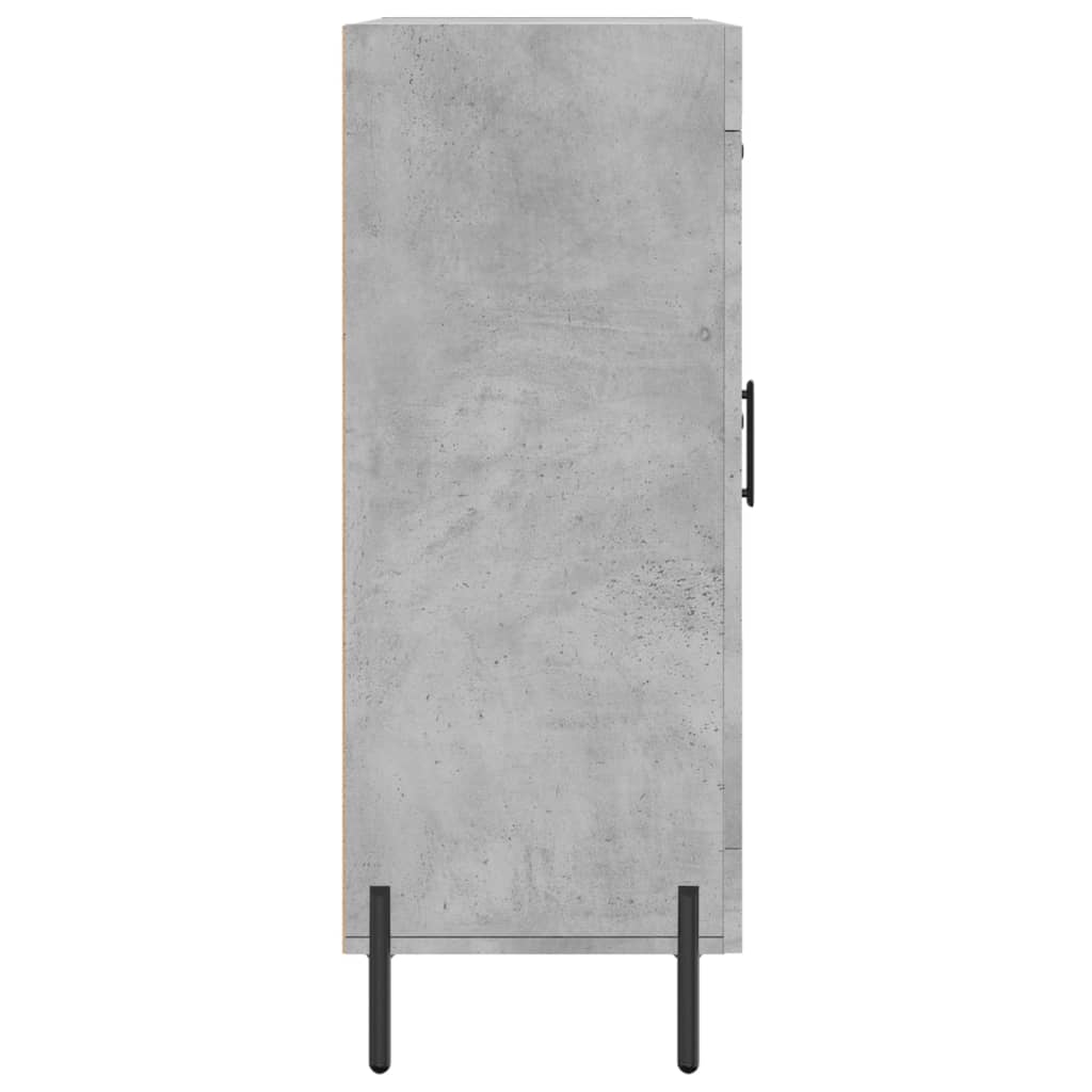 vidaXL Sideboard Concrete Grey 69,5x34x90 cm Engineered Wood