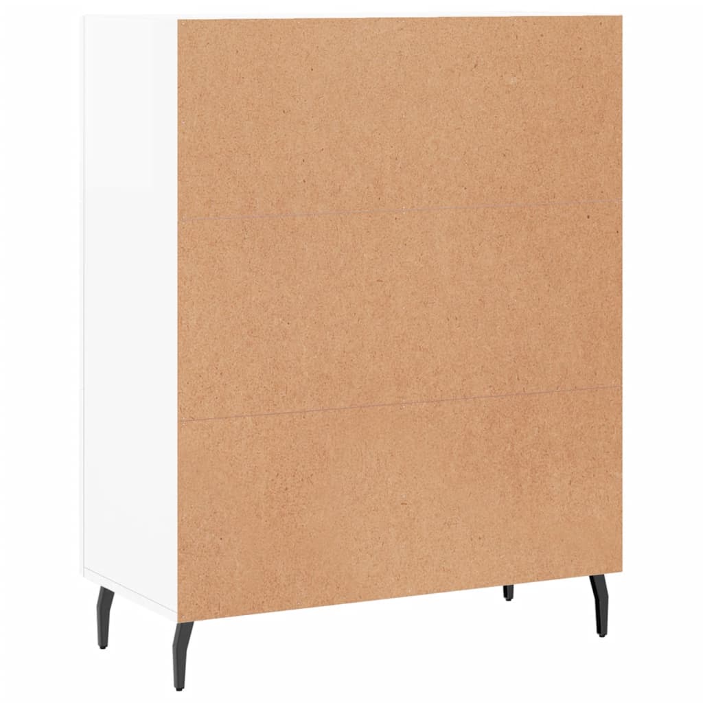 vidaXL Sideboard High Gloss White 69.5x34x90 cm Engineered Wood