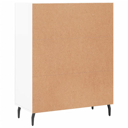 vidaXL Sideboard High Gloss White 69.5x34x90 cm Engineered Wood