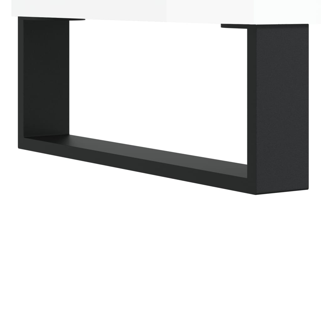 vidaXL Sideboard High Gloss White 69,5x34x90 cm Engineered Wood