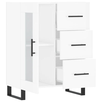vidaXL Sideboard High Gloss White 69,5x34x90 cm Engineered Wood