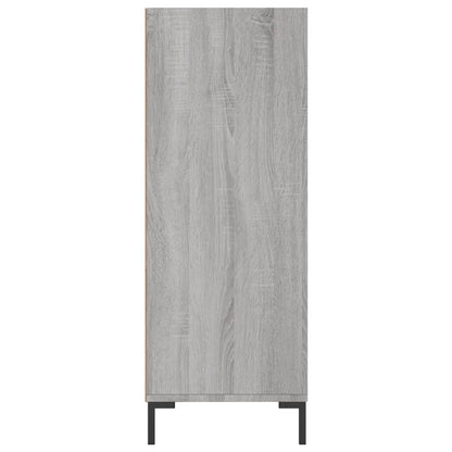 vidaXL Bookcase Grey Sonoma 69.5x32.5x90 cm Engineered Wood