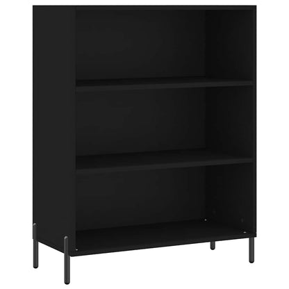 vidaxL Shelf Cabinet Black 69.5x32.5x90 cm Engineered Wood