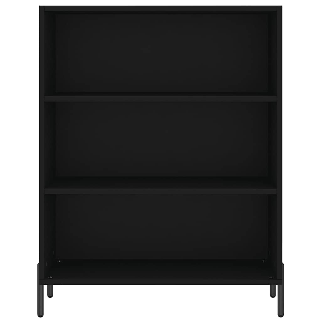 vidaxL Shelf Cabinet Black 69.5x32.5x90 cm Engineered Wood
